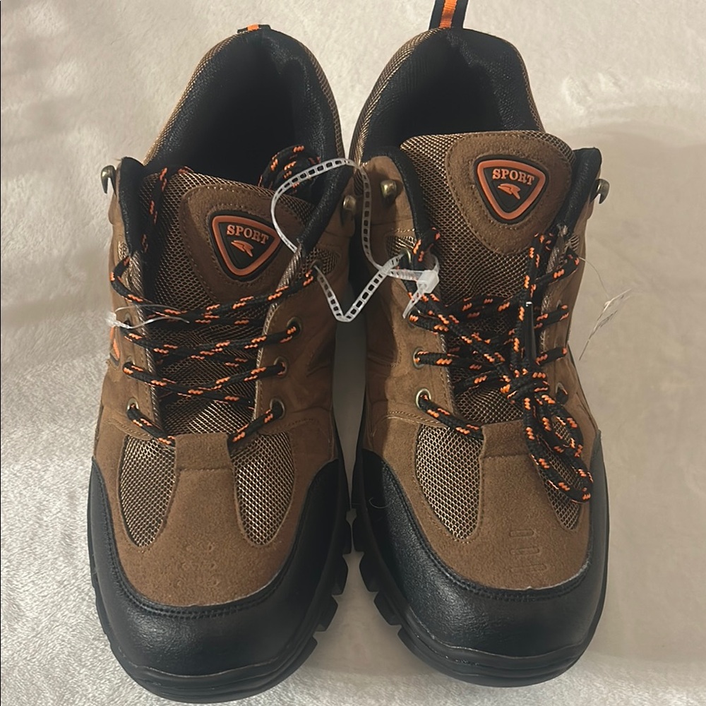 Sport Brown and Black Hiking Boots